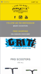 Mobile Screenshot of gritscootersusa.com